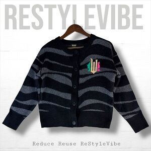 WICKED x PAUL TAZEWELL Women’s Size M Sweater Cardigan Cropped Crewneck Movie